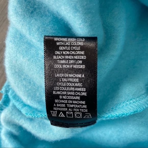 AFRM Tazo Light Blue Fleece Women's Sweatpants - Picture 9 of 11